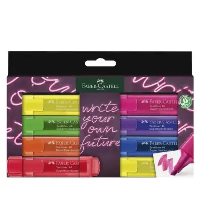 Faber Fosforlu K 46, Metalik 8X 2024 - Faber Castell