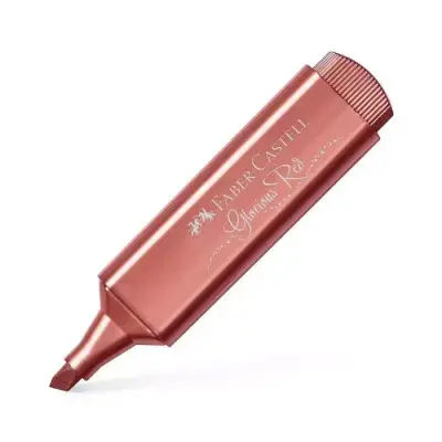Faber Fosforlu Kalem 46 Metalik Pembe - Faber Castell