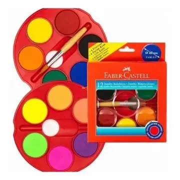 Faber Little Creavites Jumbo Suluboya 12 Li - Faber Castell