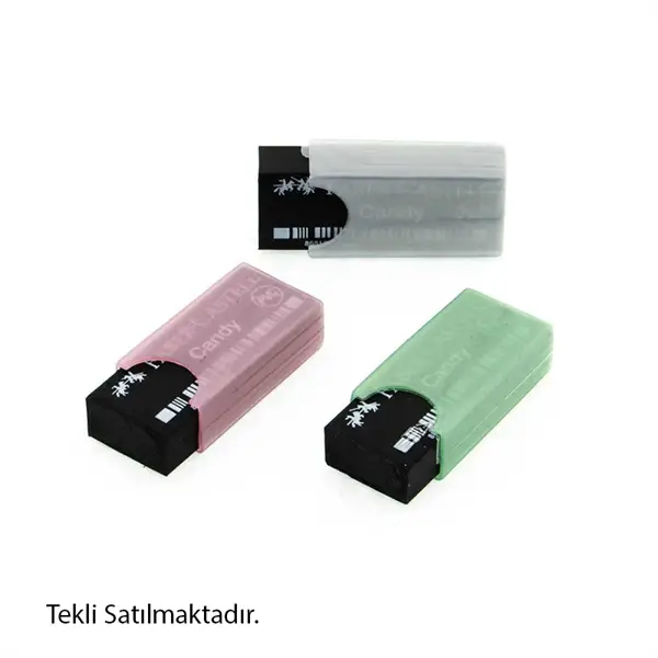 Faber Silgi Candy Plastik Kılıflı Metalik - 1