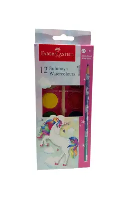 Faber Unicorn Büyük Boy Suluboya 12 Li - Faber Castell