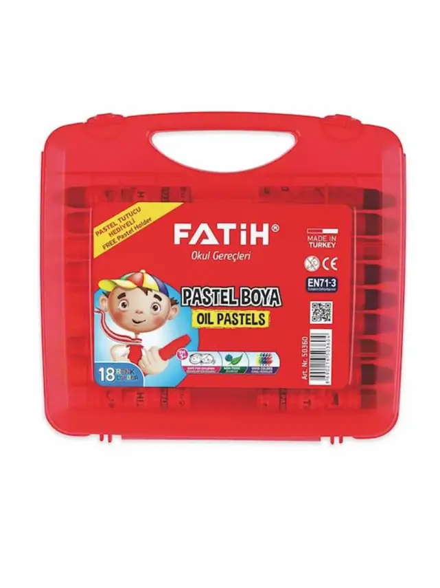 Fatih Oil Pastel Boya Çantalı 18 Renk - 2