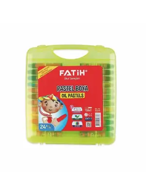 Fatih Oil Pastel Boya Çantalı 24 Renk - Fatih