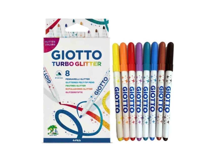 Giotto Keçeli Kalem Turbo Glıtter Simli - 2