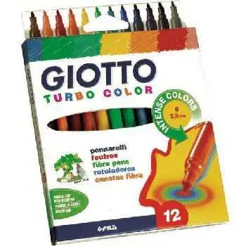 Giotto Turbo Color Keçeli Kalem 12 Li - 1