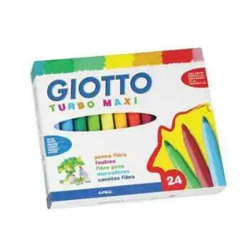 Giotto Turbo Maxi Keçeli Kalem 24 Lü - Giotto