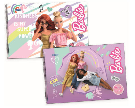 Gıpta Barbie Resim Defteri 15 Yp 17 x 24 Spiralli - 1