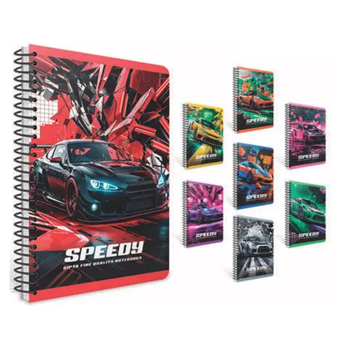 Gıpta Cloudy Çizgili Defter 100 Yp 16 x 16 Sert Kapak Spiralli - 2