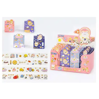 Gıpta Cute Animal Sticker Bant 4 Tasarım Karışık - Gıpta