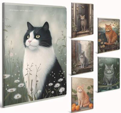 Gıpta Echo Book Çizgili Defter 60 Yp 13 x 18 Karton Kapak Tel Dikiş - 3
