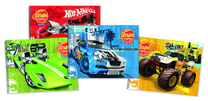 Gıpta Hot Wheels Resim Defteri 15 Yp 17 x 24 Spiralli - 1