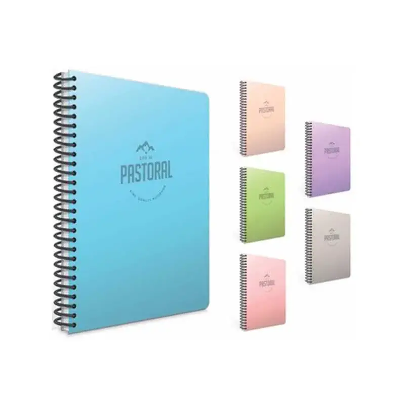 Gıpta Pastoral Çizgili Defter 160 Yp A4 Plastik Kapak Spiralli - 1