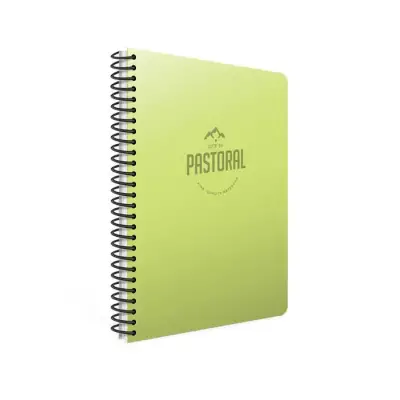 Gıpta Pastoral Kareli Defter 96 Yp A4 Plastik Kapak Spiralli - Gıpta