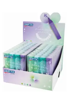 Gıpta Pick Pen Shine Fosforlu Markör 4 Lü Kalem Seti Mor Yeşil Mavi Deniz Mavi - Gıpta