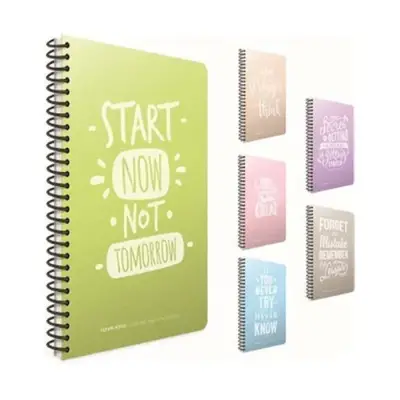 Gıpta Thebook Spirals Çizgili Defter 140 Yp A4 Sert Kapak Spiralli - Gıpta