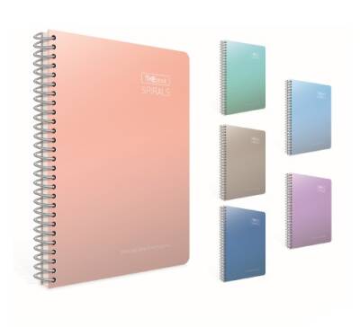 Gıpta Thebook Spirals Çizgili Defter 140 Yp A4 Sert Kapak Spiralli - 3