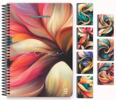 Gıpta Volume Çizgili Defter 100 Yp 17 x 24 Sert Kapak Spiralli - Gıpta