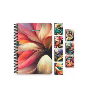 Gıpta Volume Kareli Defter 100 Yp 17 x 24 Sert Kapak Spiralli - Gıpta