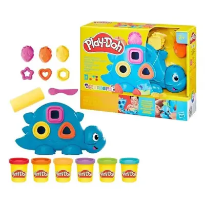 Hasbro Play-Doh Başlangıç Şekiller Ve Renkler Dino Oyun Seti - Hasbro