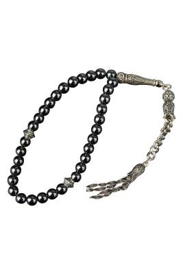 Hematit Doğal Taş Tesbih 33lük - 6mm - 2
