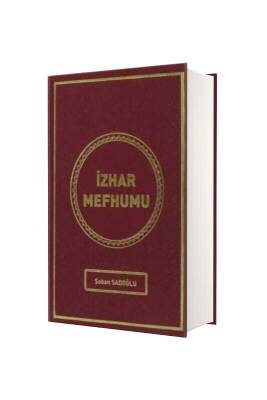 İzhar Mefhumu - Mektebetül Mahmudiyye