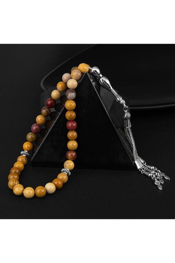 Jasper Doğal Taş Tesbih 33lük - 8mm - 3