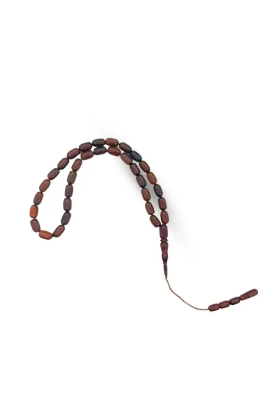 Kapsül Kesim 33 Lük Kınalı Kuka Tesbih 6 x 10 mm - 1