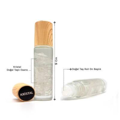 Kristal Doğal Taşlı Roll On Başlıklı Özel Esans - Ahıska Esans