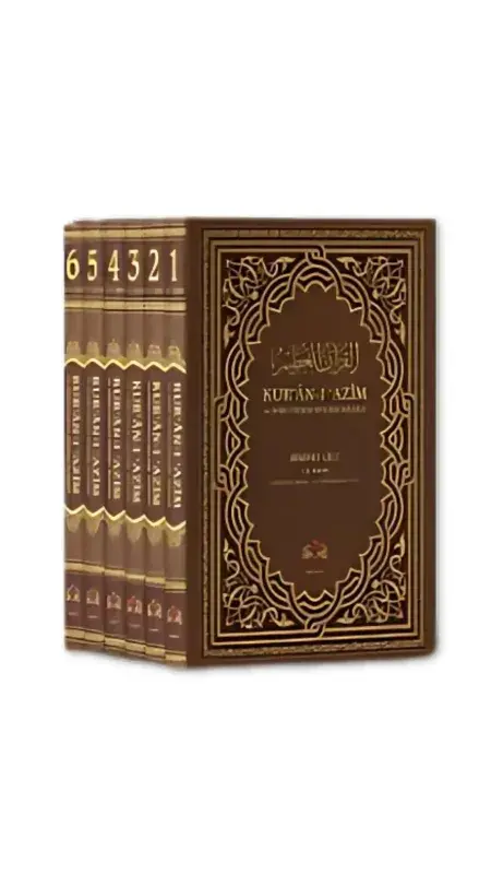 Kuranı Azim ve Soru Edatlı Kelime Manası 6 Cilt Takım - 1