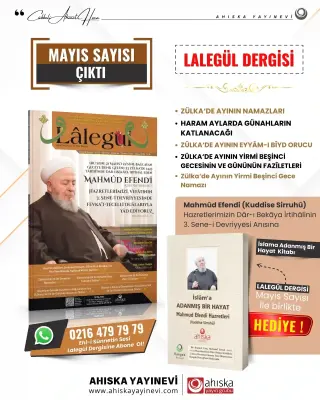 Lalegül Dergisi 147. Sayı Mayıs 2025 - Ahıska Basım Yayın
