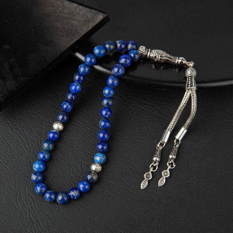 Lapis Lazuli Doğal Taş Tesbih 33lük - 6mm - 1