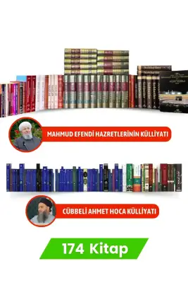 Mahmud Efendi Hazretleri Özel Baskı ve Cübbeli Ahmet Hoca 174 Kitap Tek Külliyat - Ahıska Yayınevi