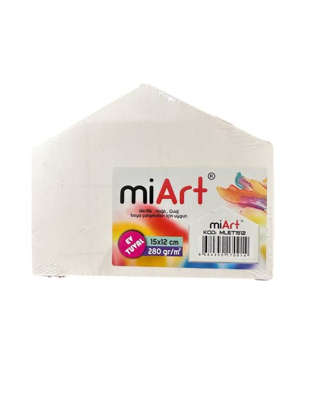 Miart Lüks Ev Tuval 15 x 12 cm - 1