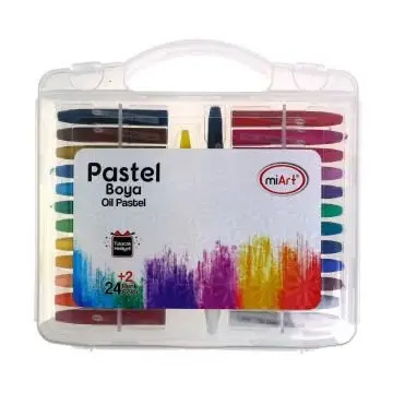 Miart Pastel Boya 24+2 Renk Çantalı - 2