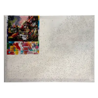 Miart Sayılarla Boyama Seti Huzurlu Bahçe 30 x 40 cm - Miart