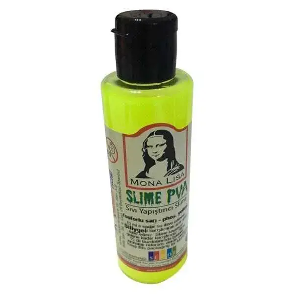 Monalisa Slıme 70 ml Sıvı Yapıştırıcı Fosforlu Sarı - 1