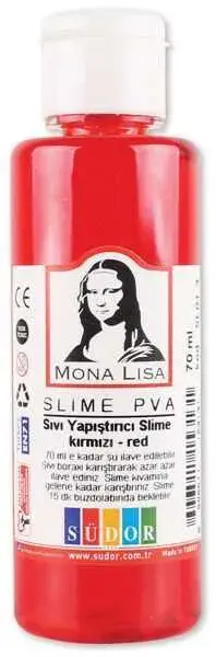 Monalisa Slıme 70 ml Sıvı Yapıştırıcı Kırmızı - 1