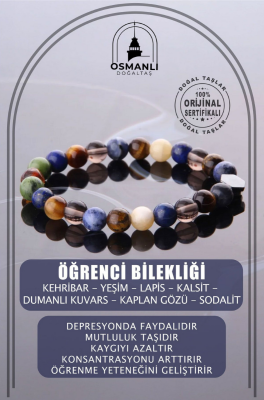 Öğrenci Doğal Taş Bileklik - 2