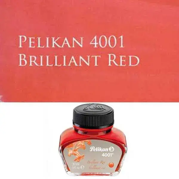 Pelikan 4001 Yazı Mürekkebi 30 ml Kırmızı - 1