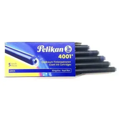 Pelikan Dolma Kalem Kartuşu 5Li Büyük Royal Mavi - Pelikan