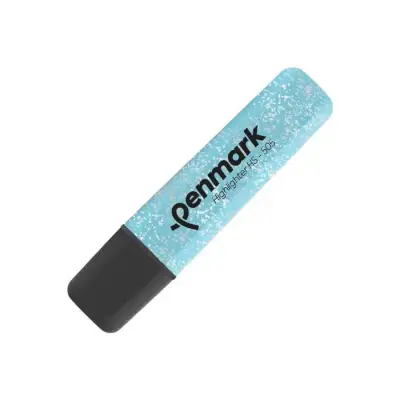 Penmark Fosforlu Kalem Metal Simli Açık Mavi - Penmark