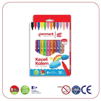 Penmark Yıkanabilir Süper Keçeli Kalem 12 Li - Penmark