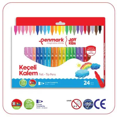 Penmark Yıkanabilir Süper Keçeli Kalem 24 Lü - Penmark