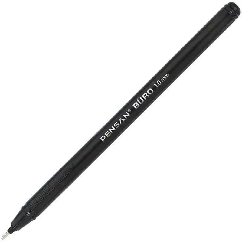 Pensan Büro Tükenmez Kalem 1 mm Siyah - 1