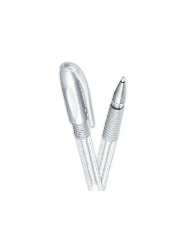 Pensan Glitter Simli Jel Kalem 1 mm Gümüş - 1