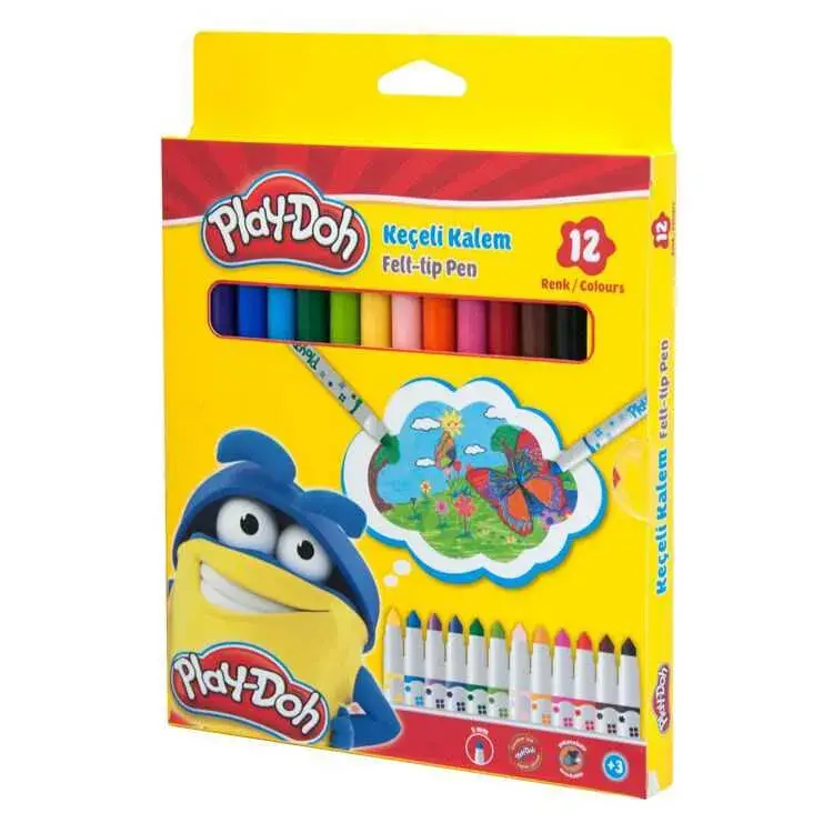 Play-Doh Keçeli Kalem 5 mm 12 Renk - 1