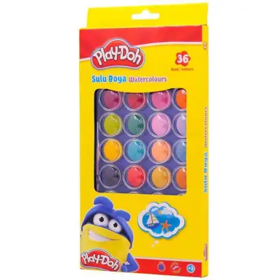 Play-Doh Suluboya 23 mm 36 Renk - Play-Doh