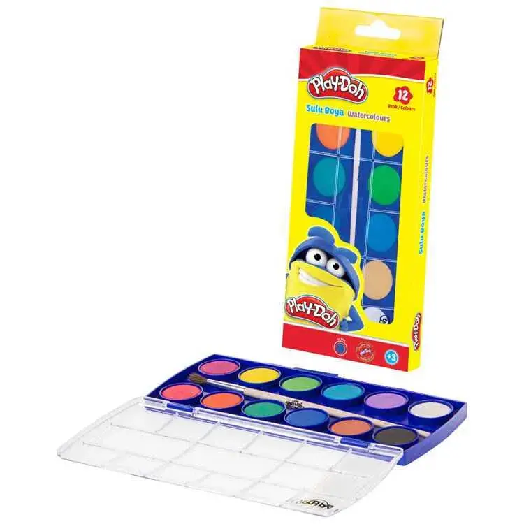 Play-Doh Suluboya Küçük 12 Renk - 1