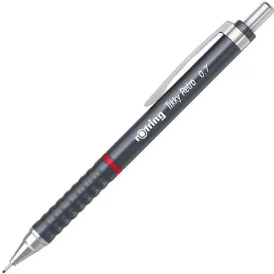 Rotring Tikky Retro Versatil Metalik Gri 0.7 - 2