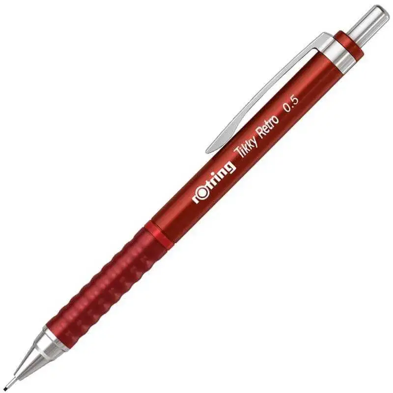 Rotring Tikky Retro Versatil Metalik Kırmızı 0.5 - 2
